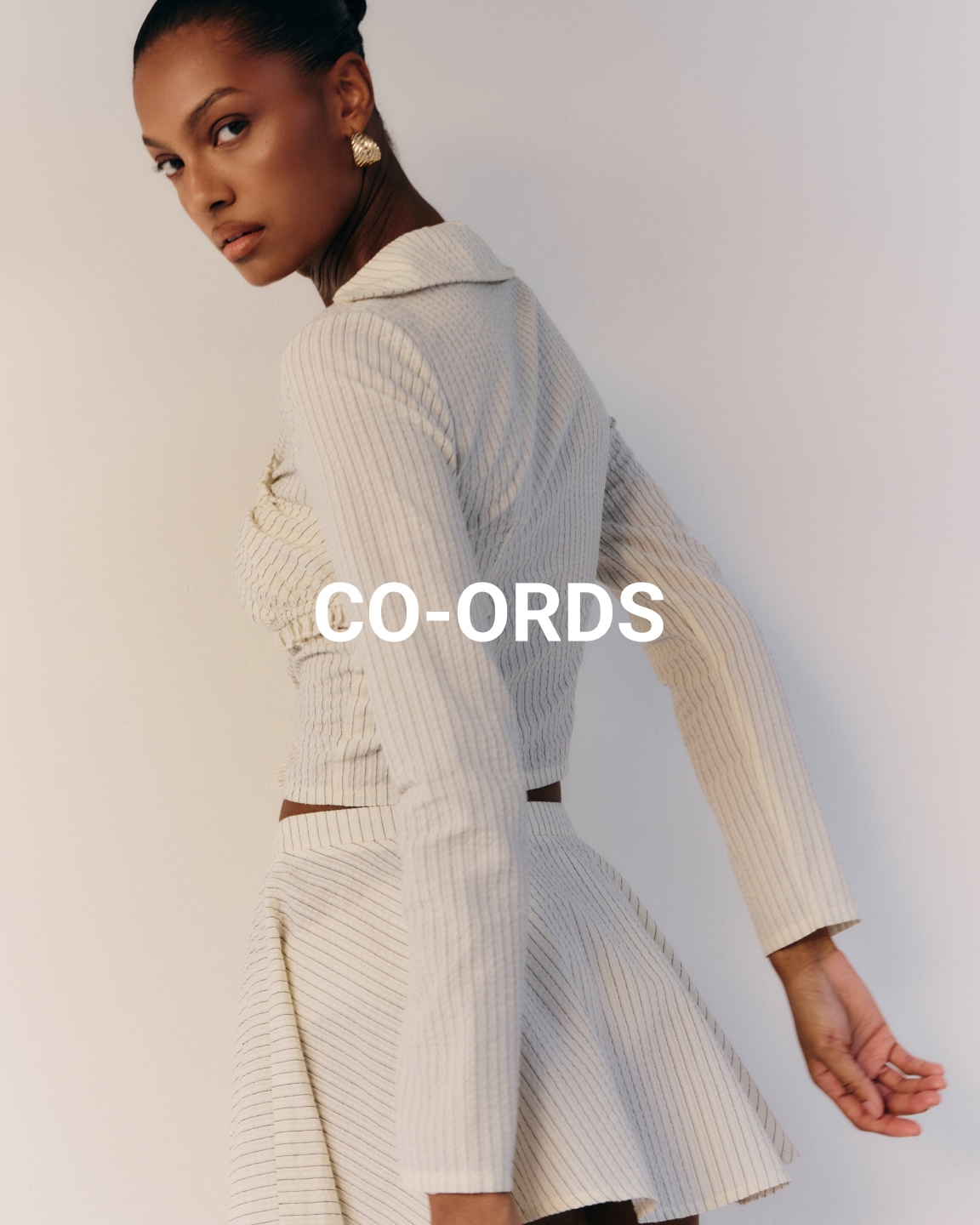 CO-ORDS - FEATURING GIRL IN A PINSTRIPE CO-ORD