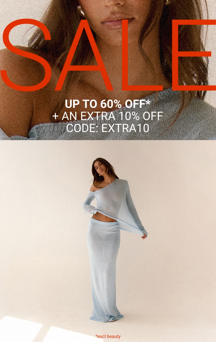 SALE UP TO 60% OFF + EXTRA 10% OFF CODE: EXTRA10