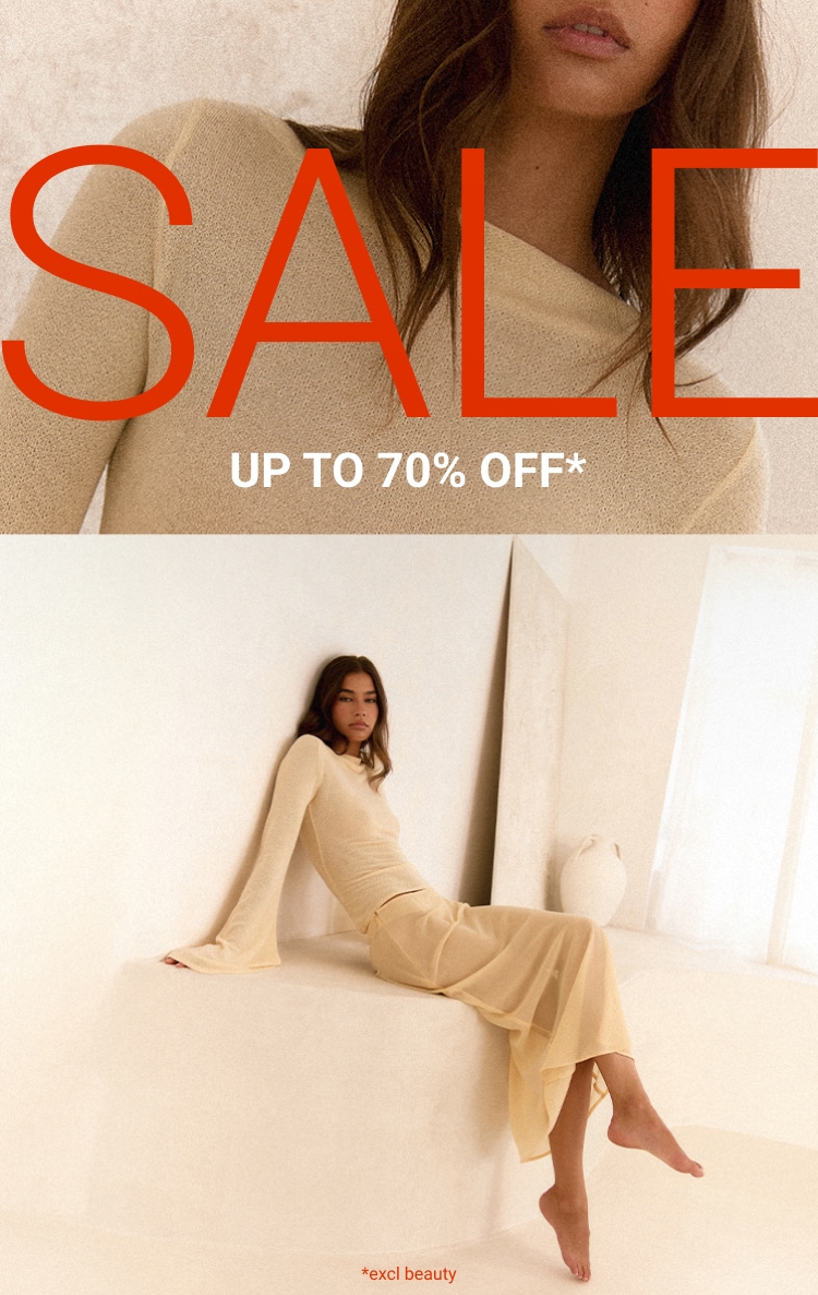 NEW IN - UP TO 70% OFF EVERYTHING*