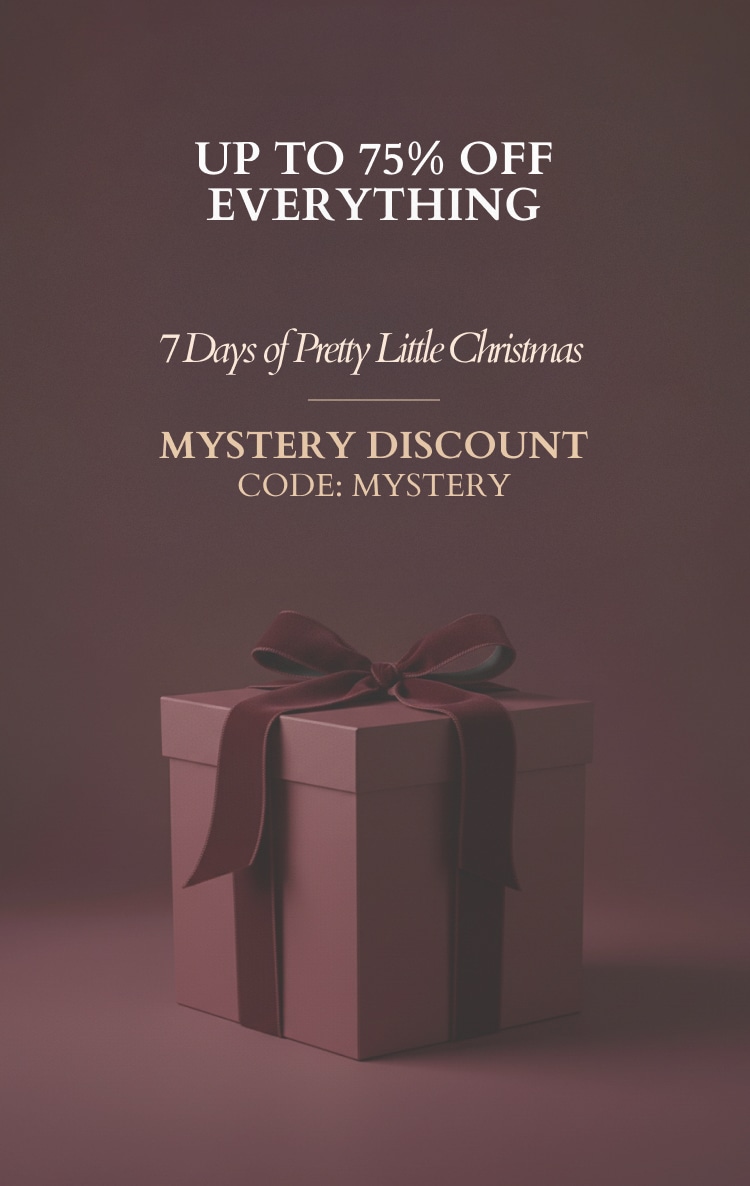 UP TO 75% OFF + MYSTERY DISCOUNT WITH CODE: MYSTERY