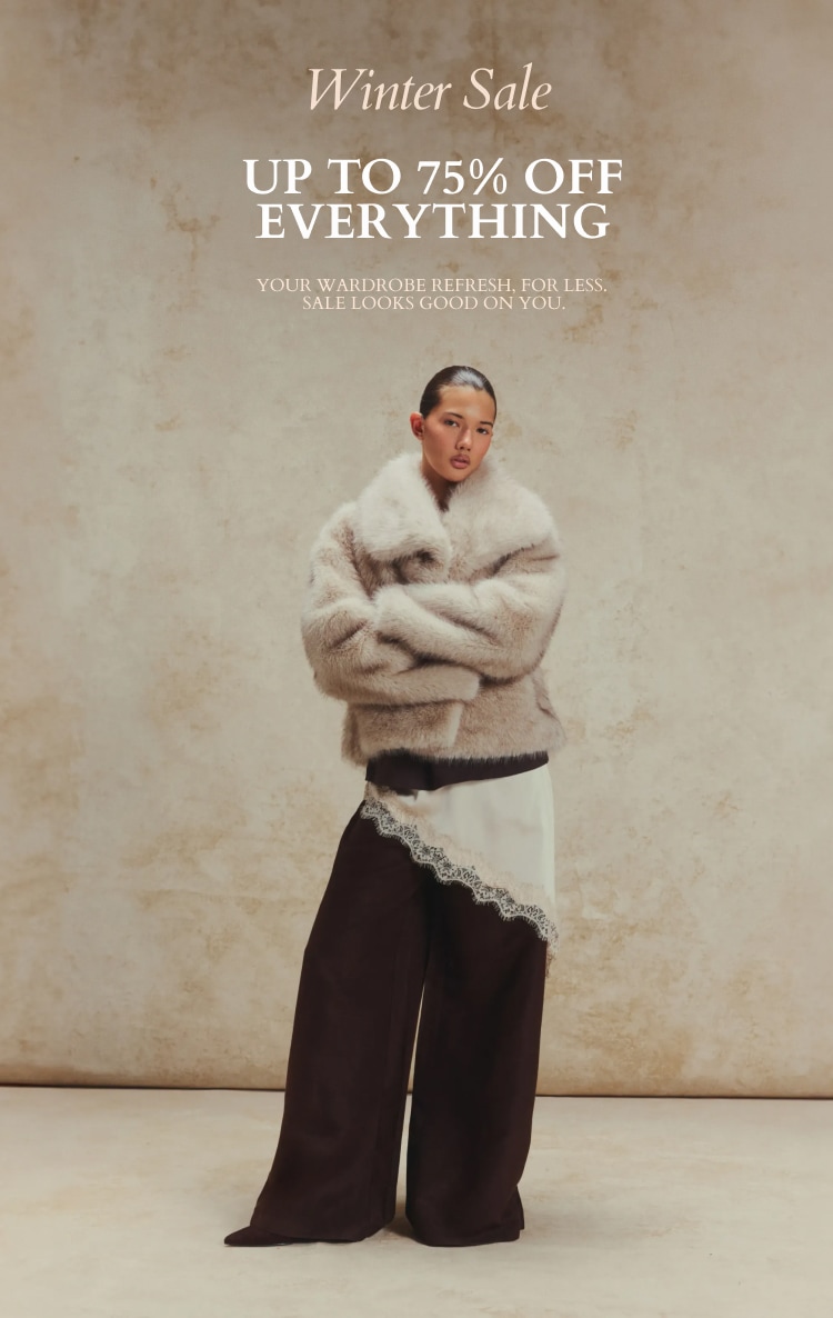 UP TO 75% OFF EVERYTHING