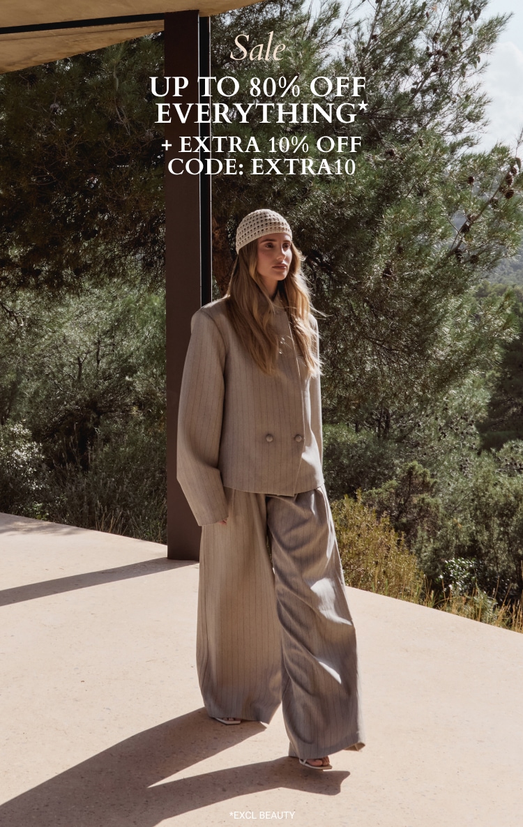 80% OFF EVERYTHING* +EXTRA 10% CODE: EXTRA10 *EXCL BEAUTY