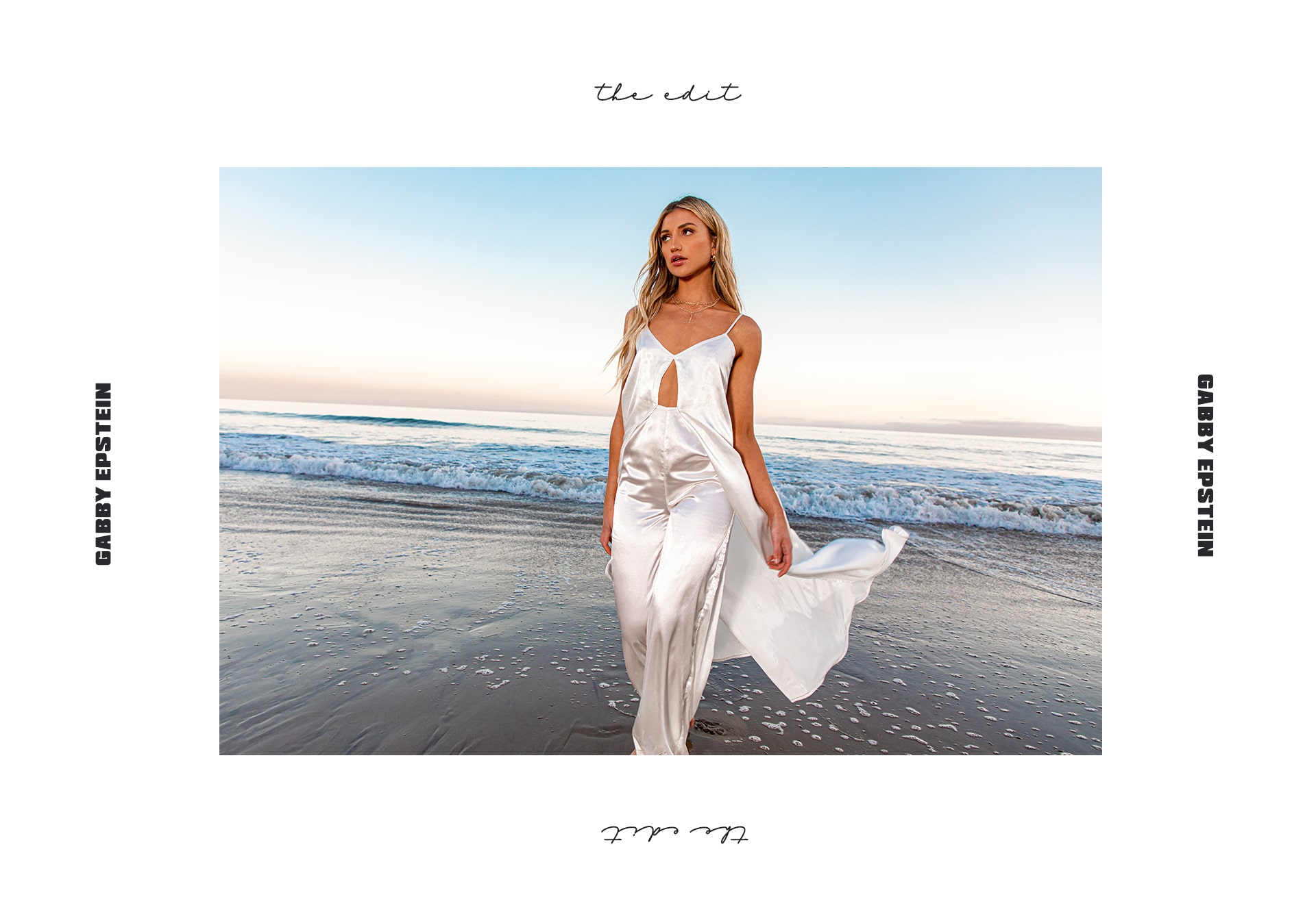 White Drape Jumpsuit