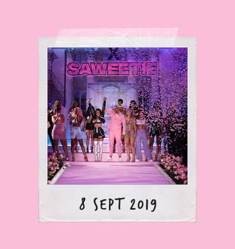LANCEMENT DE LA COLLAB AVEC SAWEETIE POUR NOTRE DÉFILÉ À LA FASHION WEEK DE NEW-YORK