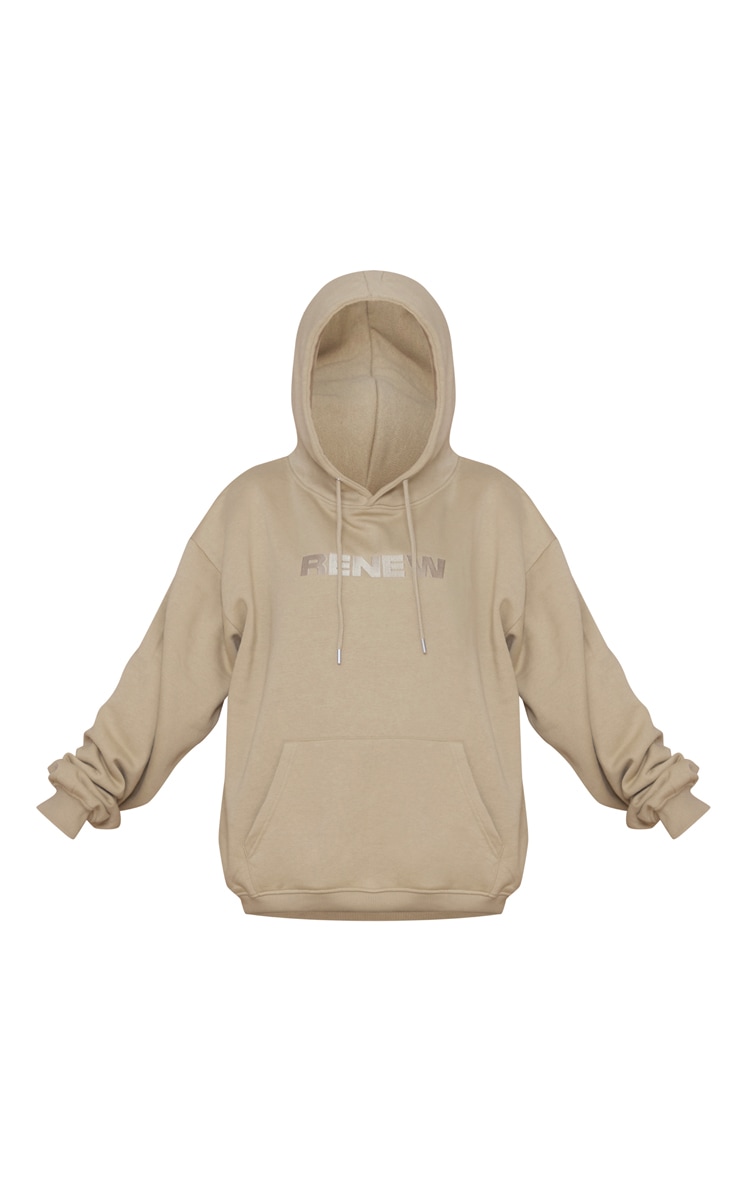 RENEW Unisex Camel Embroidered Long Sleeve Hoodie
