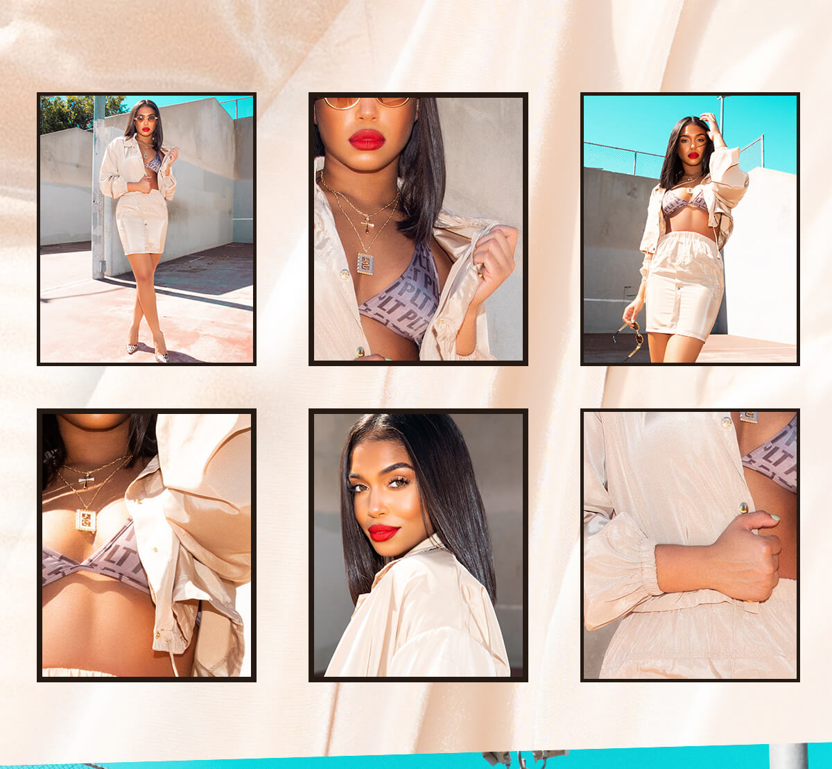 Lori Harvey Shoot 4 White Plunge Jumpsuit Mobile