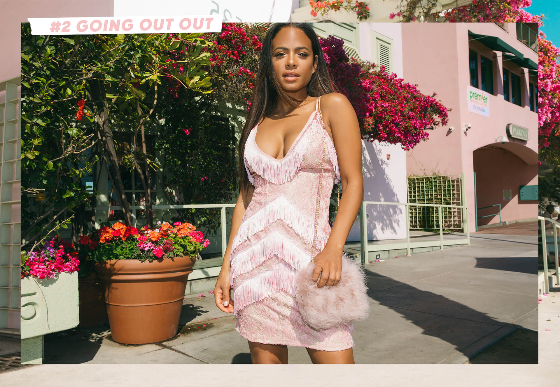 DUSTY PINK STRAPPY LACE TASSEL DETAIL BODYCON DRESS DESKTOP