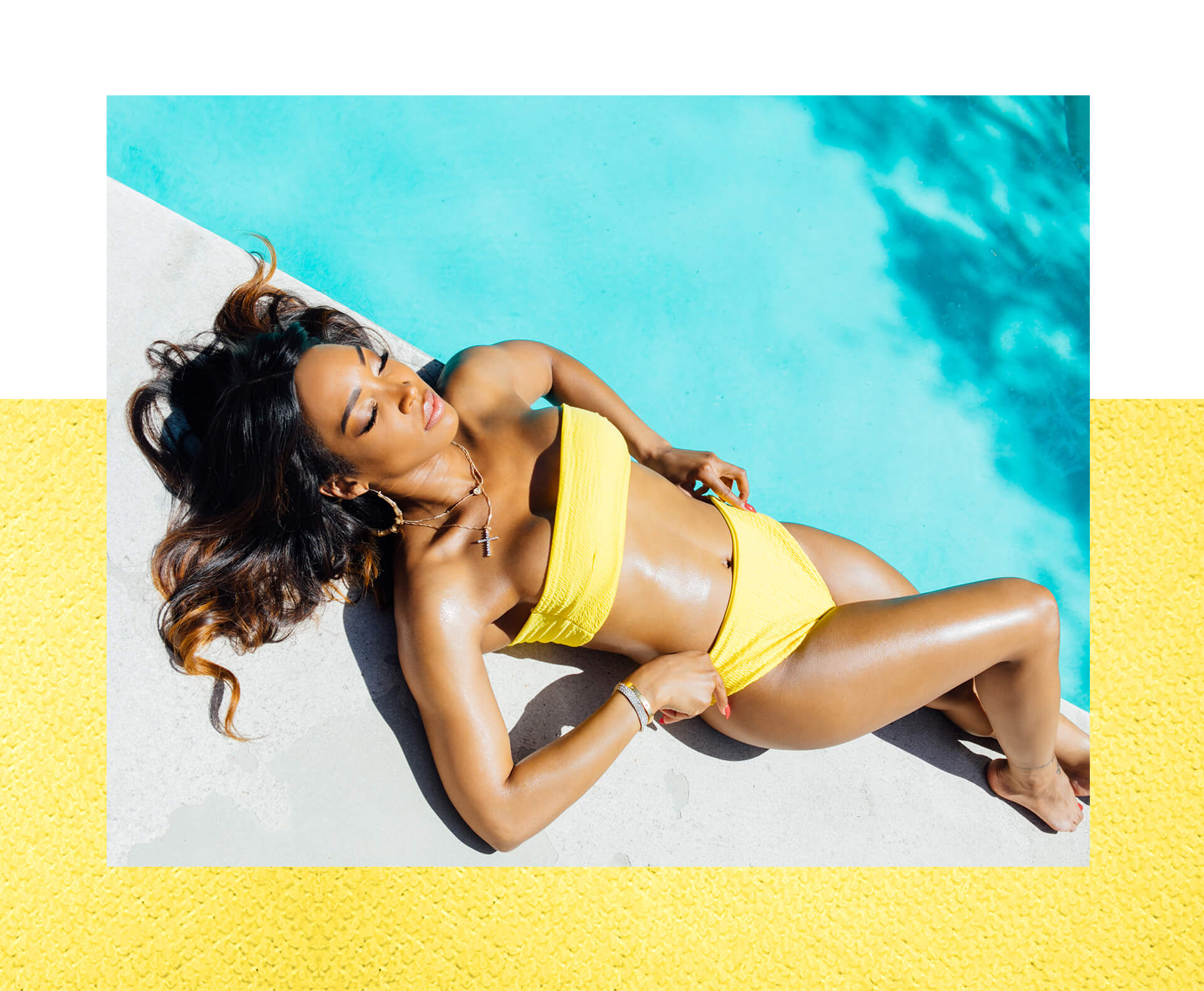 Malika haqq swimwear lookbook shoot 4 mobile