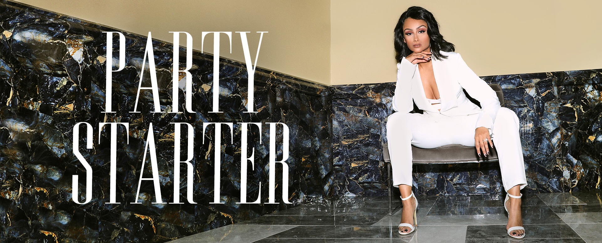 Party Starter Lookbook Nazanin Mandi 2018 PrettyLittleThing