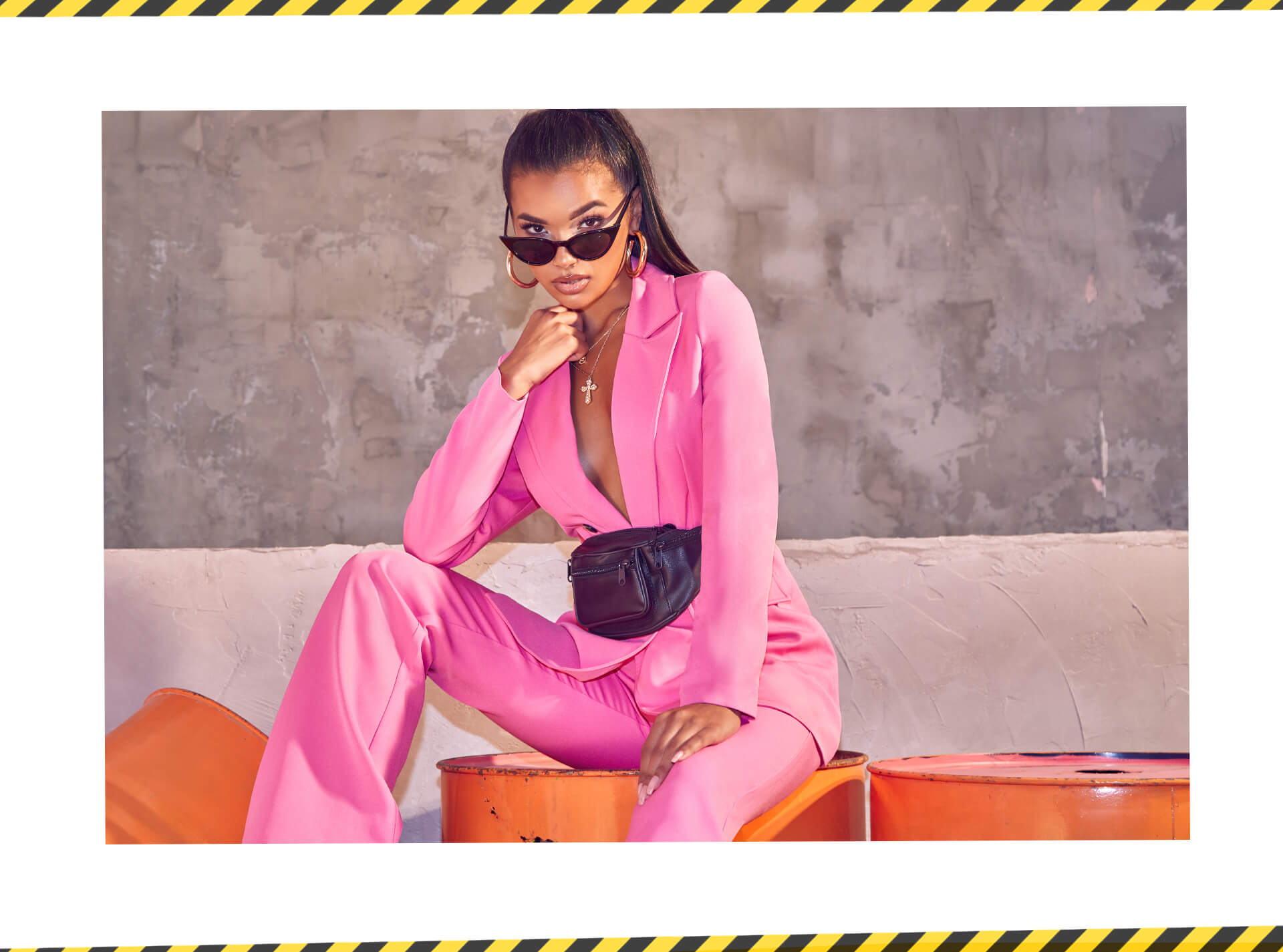 Workwear Shoot 3 Fuschia Pink Blazer & Fuschia Pink Trousers Desktop